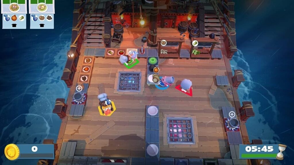 『Overcooked! オーバークック 王国のフルコース』の魅力その1：多彩なステージとギミック