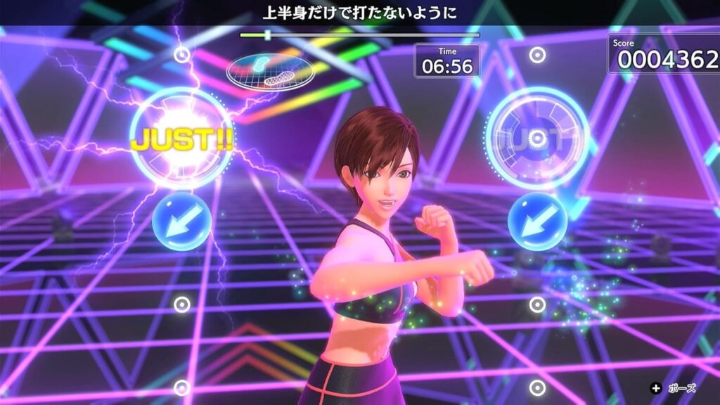 『Fit Boxing 3』の魅力その1：多彩なトレーニングメニュー