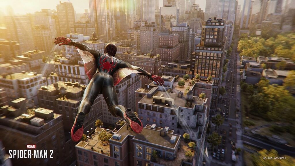 『Marvel's Spider-Man 2』の魅力その2：多彩なアクションと新たな移動手段