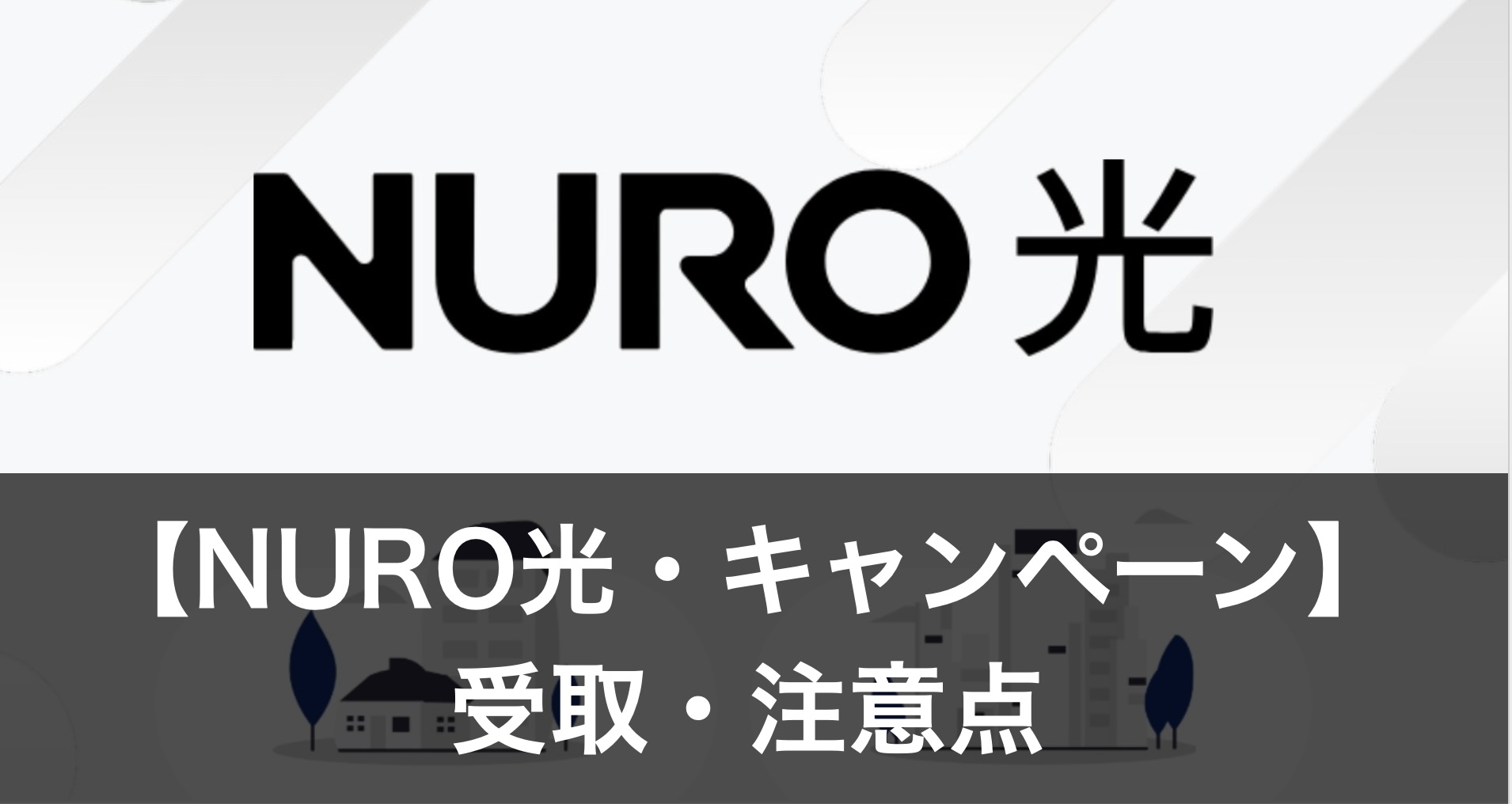 【NURO光】キャンペーン