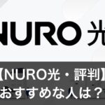 【NURO光】評判