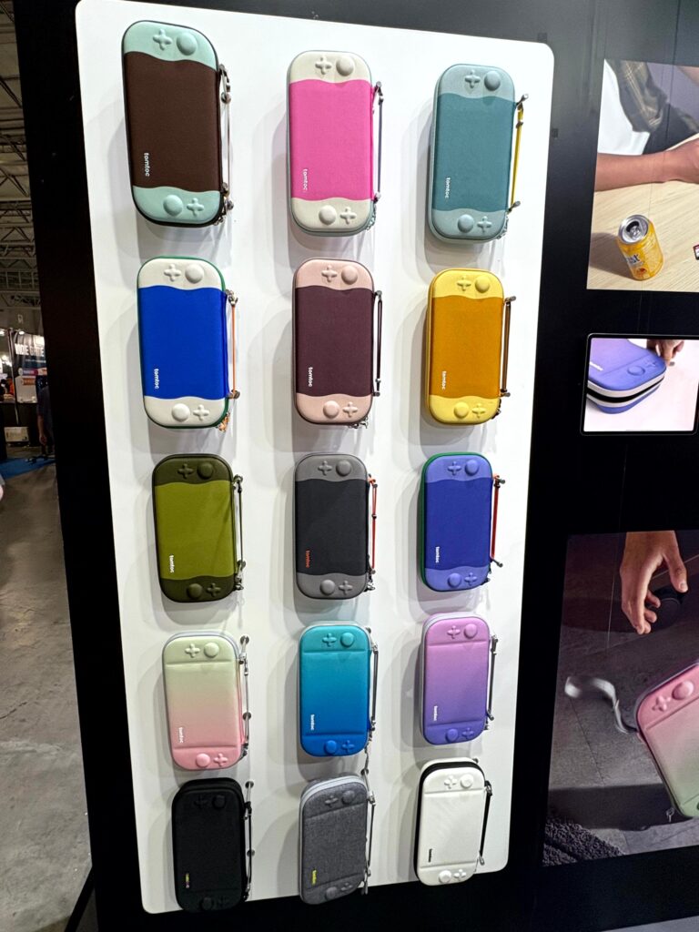 展示されていたNintendo Switch2 スリムケース
