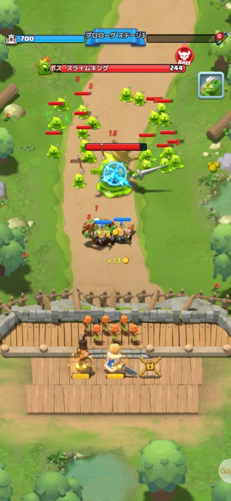 魅力その2：簡単操作＆放置育成で手軽に楽しめる