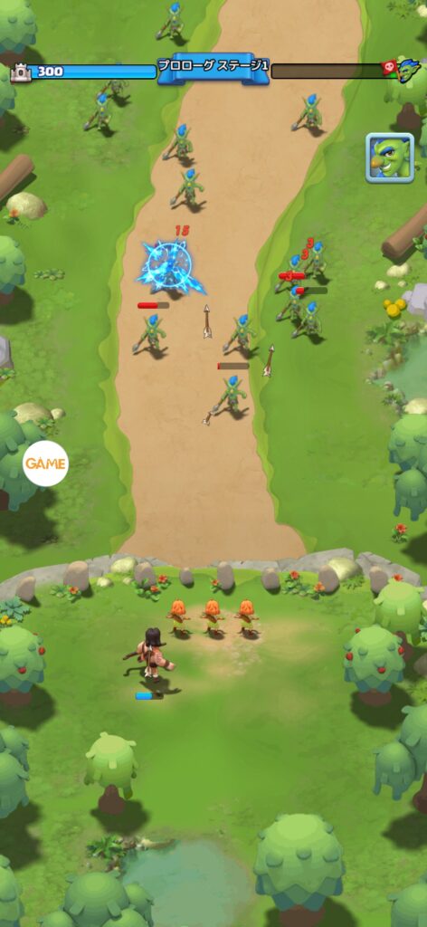 序盤その1：チュートリアルとステージ開始