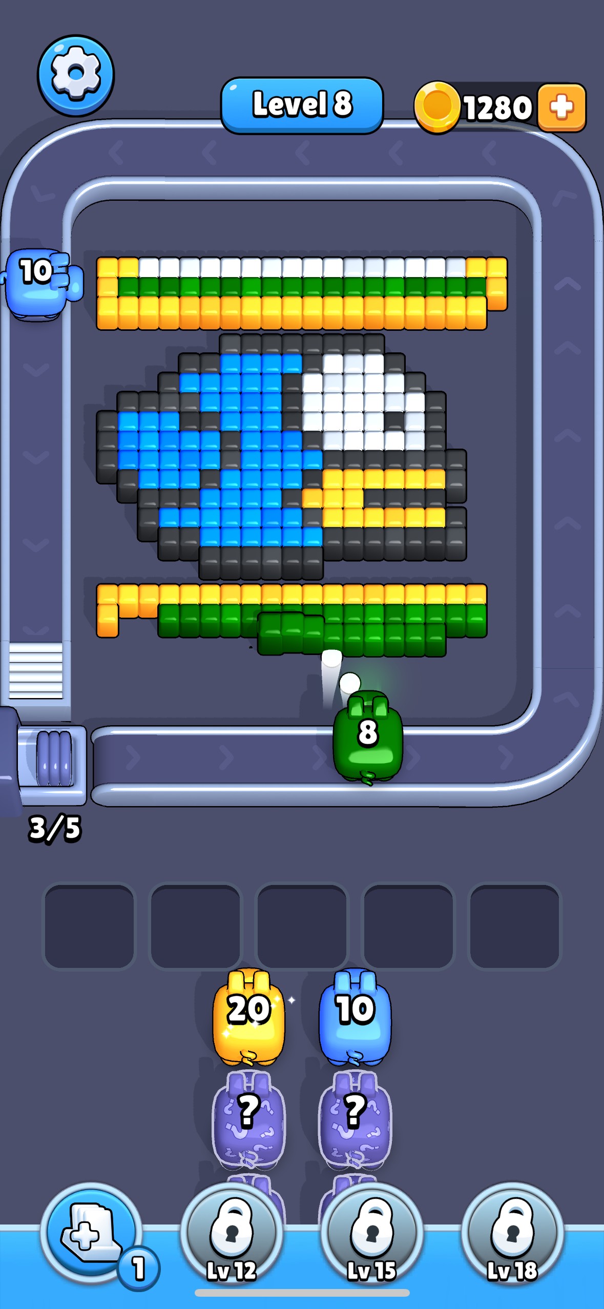 魅力その2：“流れ”を組み立てるキュー管理のパズル性