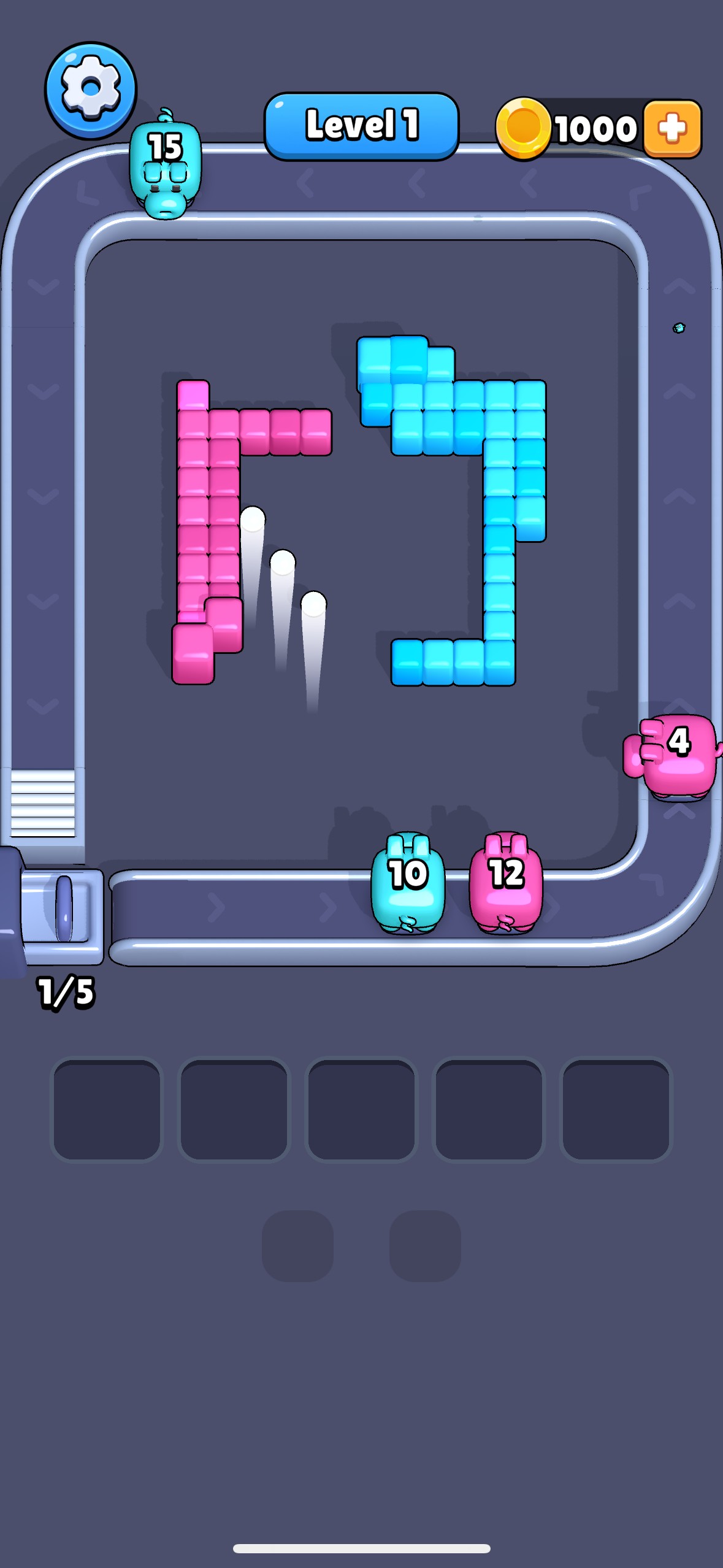 序盤その1：基本ルールに慣れるシンプルなステージ