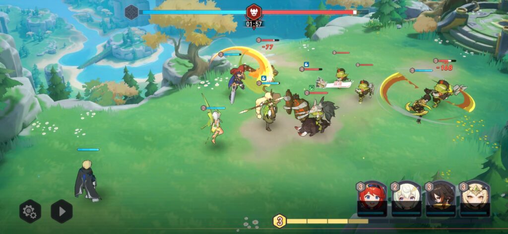 魅力その1:放置×オートで気楽に強くなれる