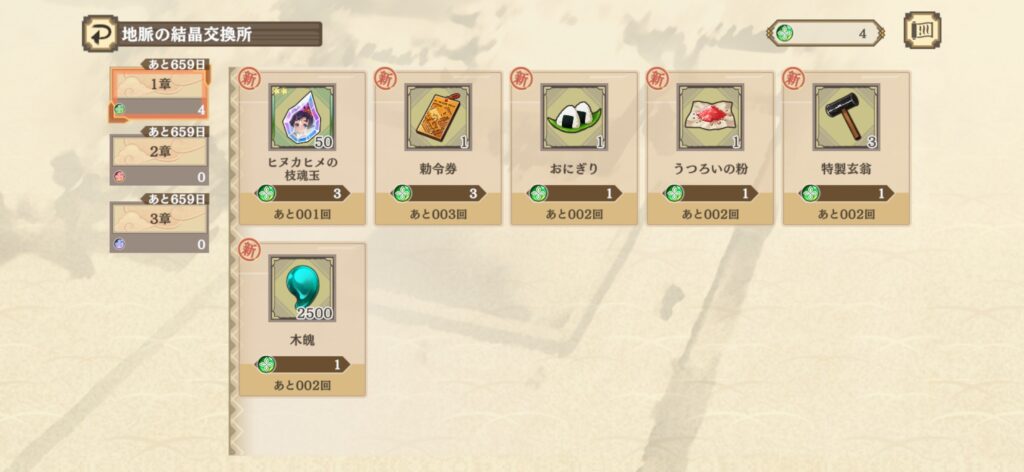 序盤その2:ヒヌカヒメの昇階を優先