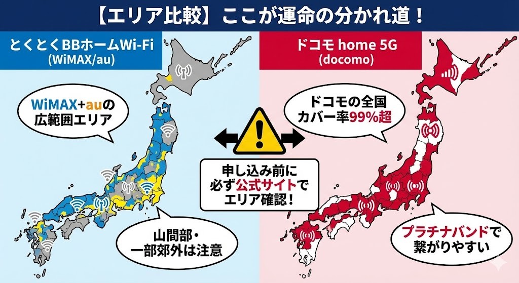 エリア比較：ここでミスると終わる