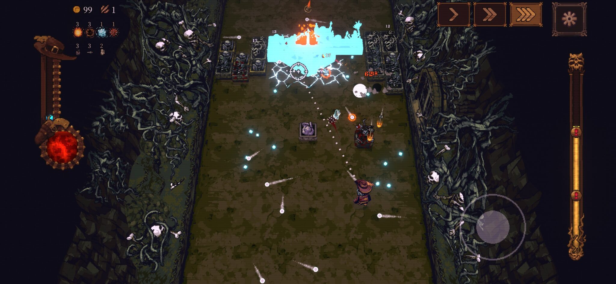 序盤その2:中ボス撃破で建造物の設計図を集める