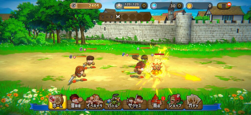 魅力その3:オートバトルで気軽に楽しめる