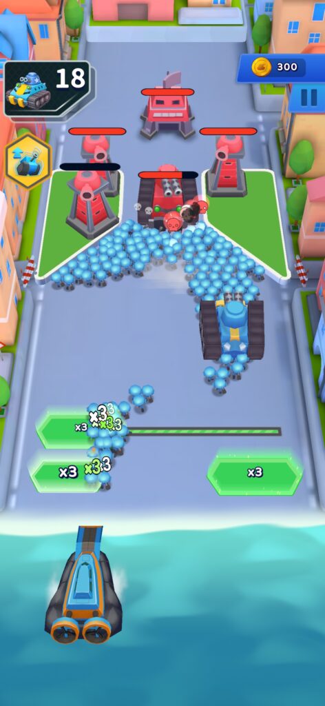 魅力その1:増殖タイルで兵力が爆発的に増加