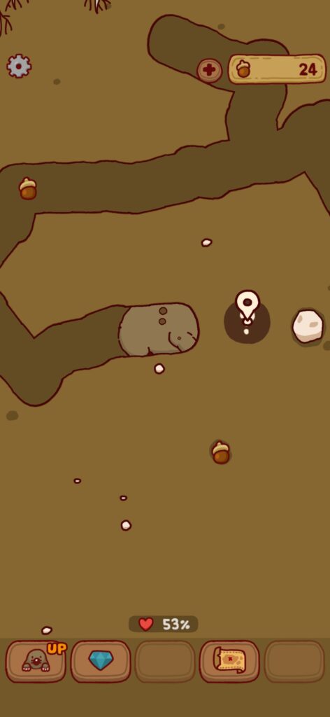 魅力その1:地下世界を自由に掘り進める探索型育成ゲーム