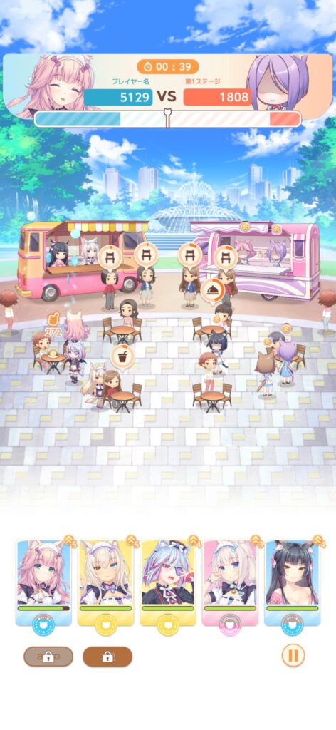 魅力その3:簡単操作のセミオートバトルと箱庭要素