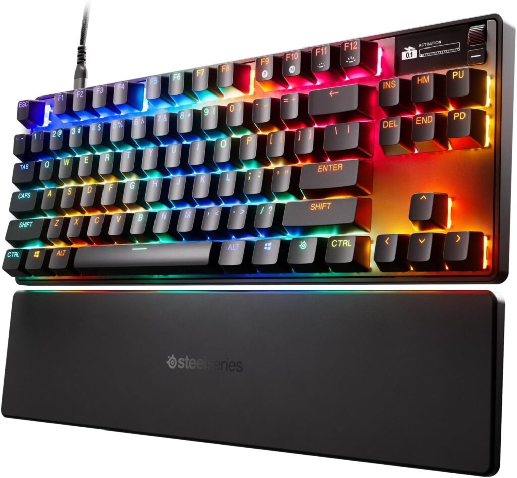 ② SteelSeries Apex Pro TKL Gen 3｜FPS性能を重視する人に