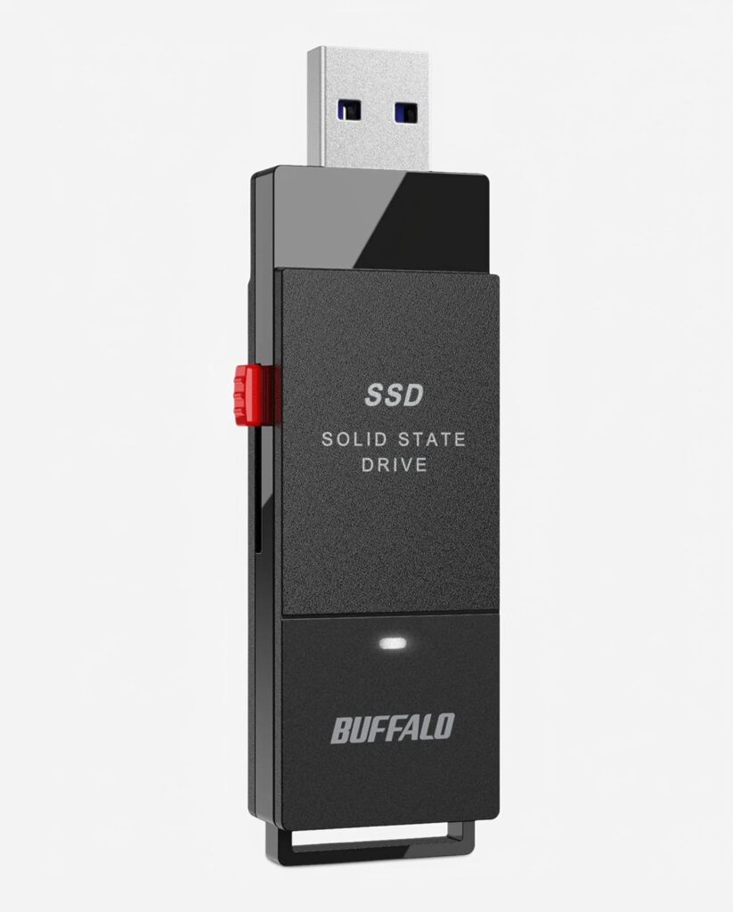 ④ BUFFALO SSD-PUT1.0U3-B/N｜ケーブルを使いたくない人に