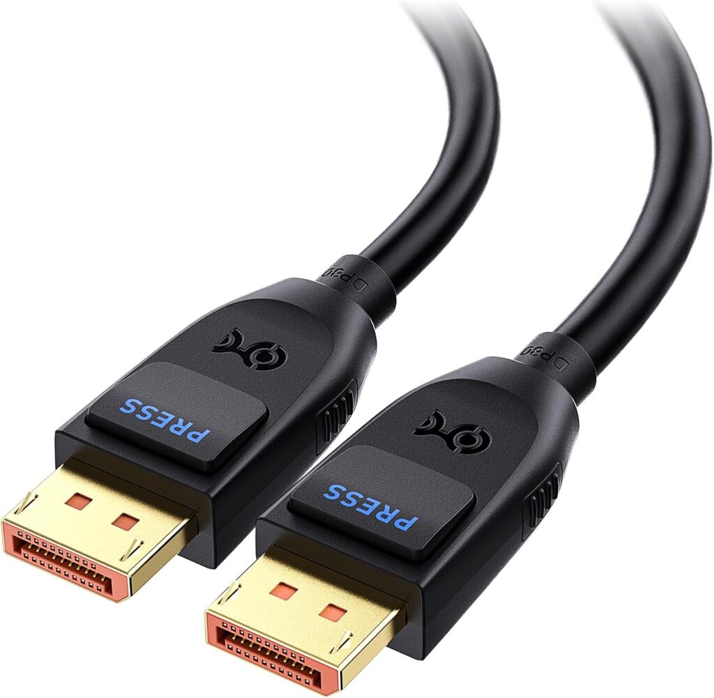 ③ Cable Matters DisplayPort 2.1 DP80｜VESA認証を重視する人に