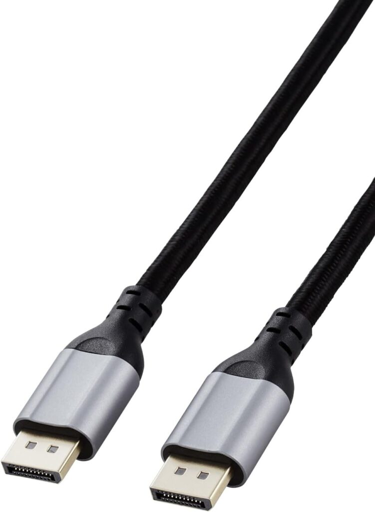 ④ エレコム ECCAC-DP1420BK｜DisplayPort 1.4で十分な人に