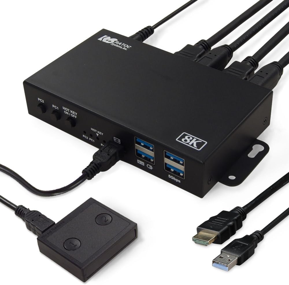 ② ラトックシステム RS-260UH-8K｜使いやすさ重視ならこれ