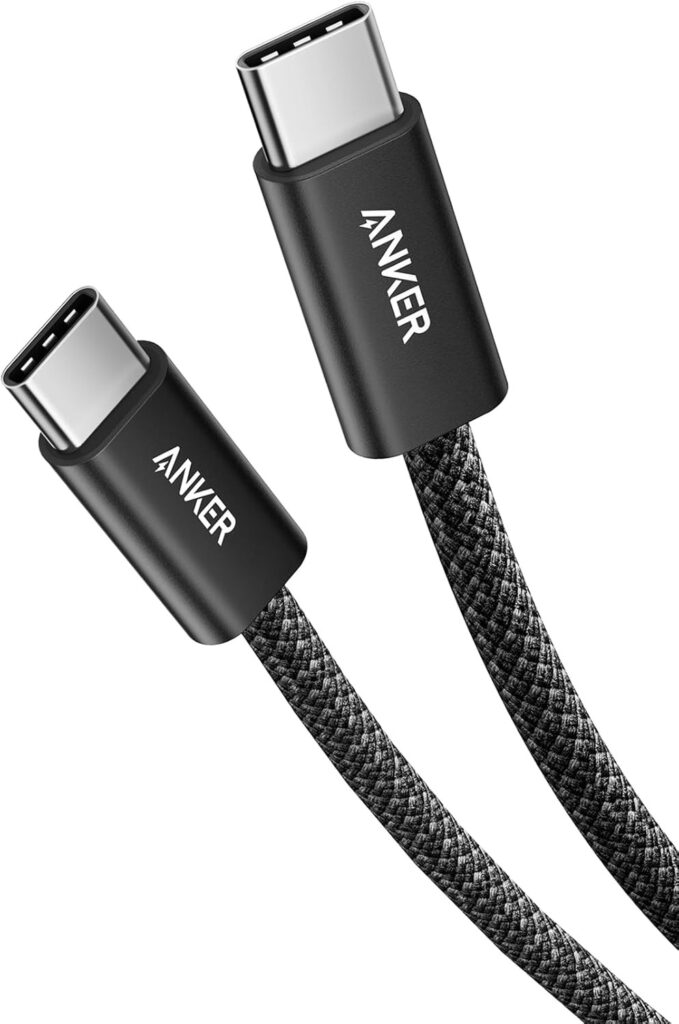 ③ Anker Zolo USB-C & USB-C ケーブル 240W 1.8m|充電性能とブランドを重視する人に